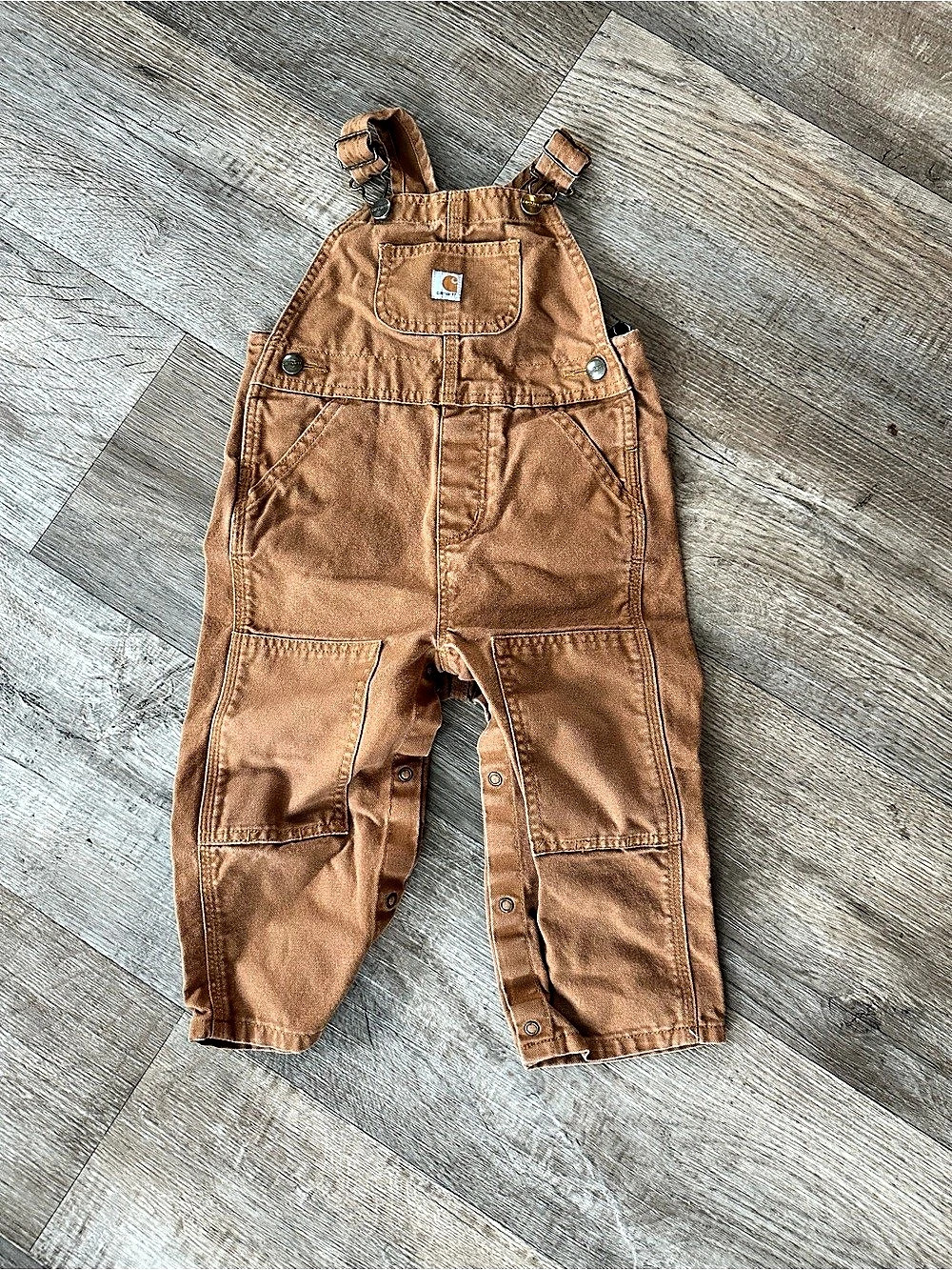 Carhartt Infant and Toddler Washed Duck Bib Overalls Infant Toddler Washed Duck